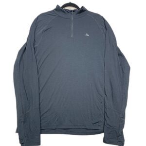 PARADOX AIDEN MERINO WOOL1/4 ZIP BASELAYER MENS XL BLACK MBM0304 23F-N415